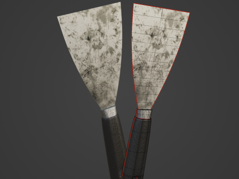 Industrial Spatula 04 Model 3D