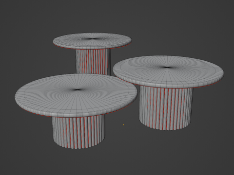 Coffee Tables 01 3D Модель