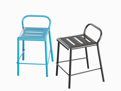 Modern Stool B 01 3D Модель