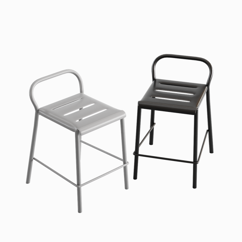 Modern Stool B 05 Model 3D .c4d .max .obj .3ds .fbx .stl .blend