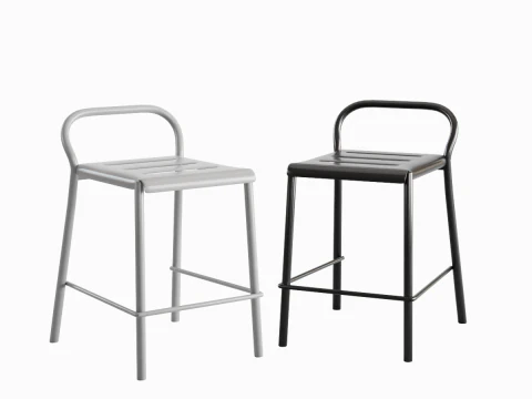 Modern Stool B 05 3D Model