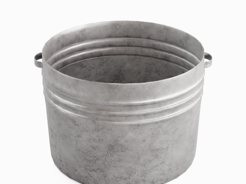 Medieval Metal Basin 01 3Dモデル
