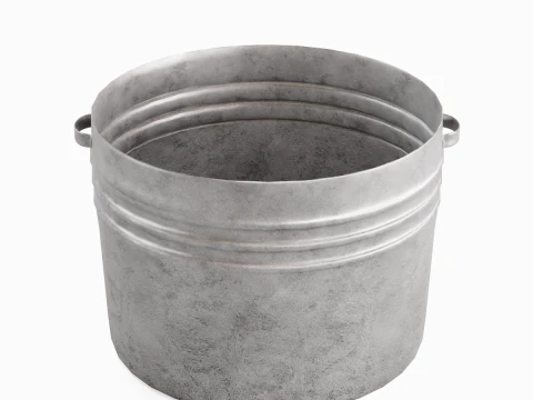 Средневековая металлическая раковина 01 3D Модель