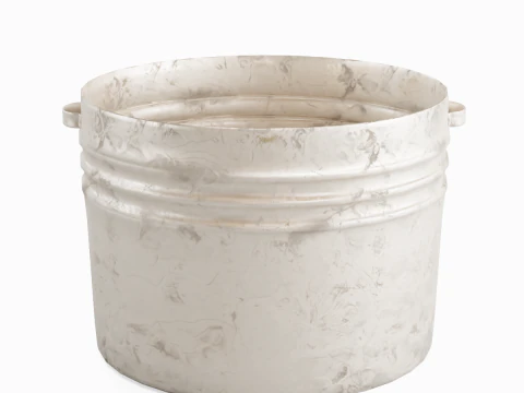 Medieval Metal Basin 02 3D Model