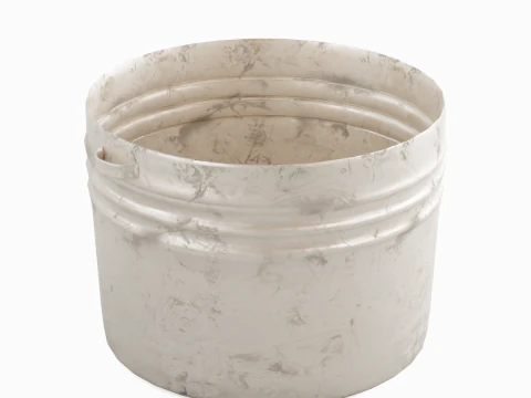 Medieval Metal Basin 02 3D Model