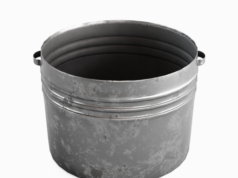 Medieval Metal Basin 03 Modello 3D