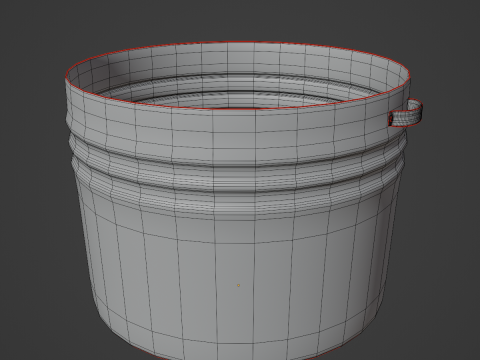 Medieval Metal Basin 03 3D Model