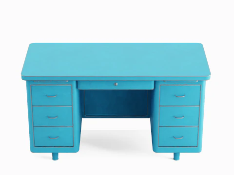 금속 책상 02 3D 모델