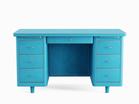 Metal Desk 02 Modelo 3D