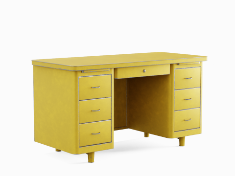 Metal Desk 03 Modello 3D