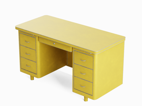 Metal Desk 03 Modello 3D