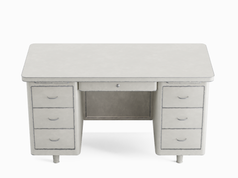 Metal Desk 04 3D Модель