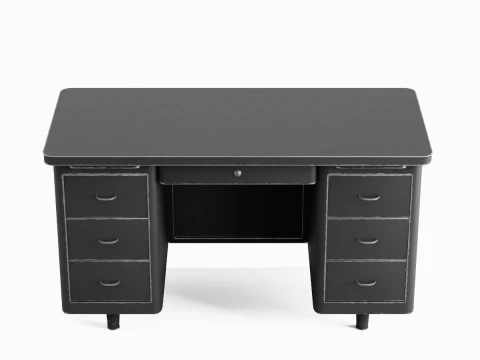 금속 책상 05 3D 모델