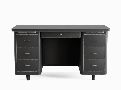 Metal Desk 05 3D Model