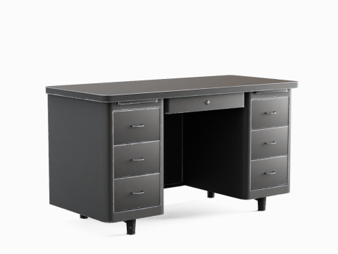 Metal Desk 05 3D-Modell