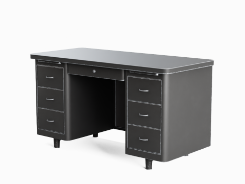 Metal Desk 05 3D-Modell
