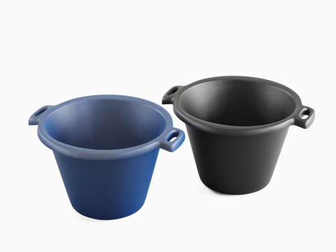 Plastic Basin with Holder 01 3Dモデル