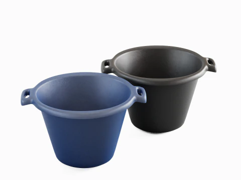 Plastic Basin with Holder 01 3D Model