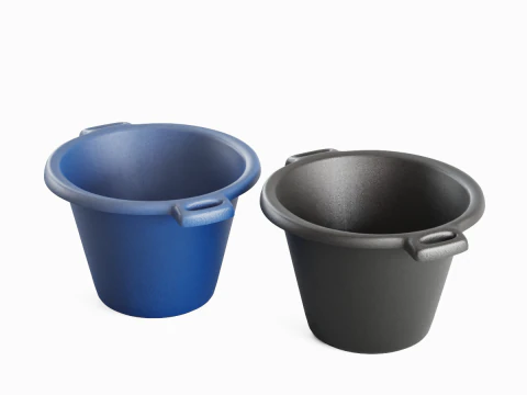 Plastic Basin with Holder 01 3D Model