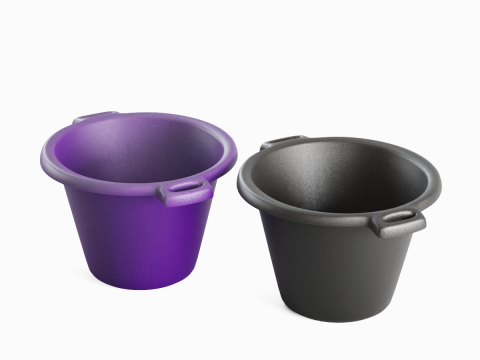 Plastic Basin with Holder 02 3D Model