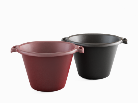 Plastic Basin with Holder 03 Model 3D