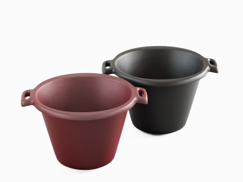 Plastic Basin with Holder 03 Model 3D