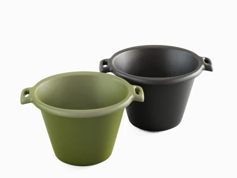 Plastic Basin with Holder 04 3D Model