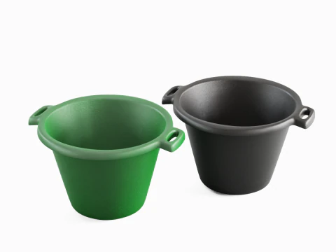 Bacinella in plastica con supporto 05 Modello 3D