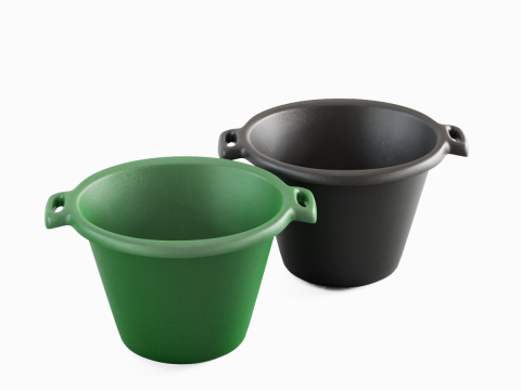 Plastic Basin with Holder 05 3D Model