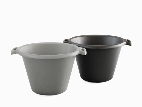 Plastic Basin with Holder 06 3D Model