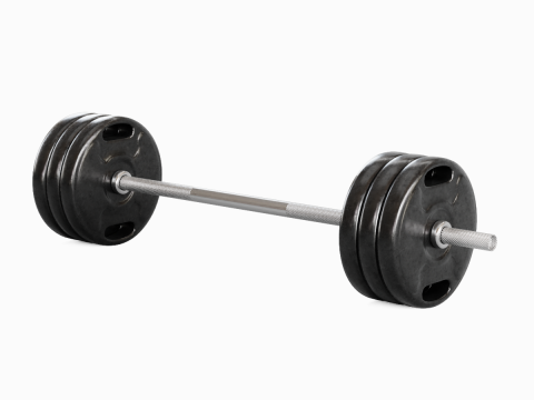 Techno Gym Barbell 01 3D Model