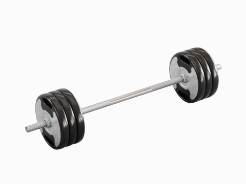 Techno Gym Barbell 02 Model 3D