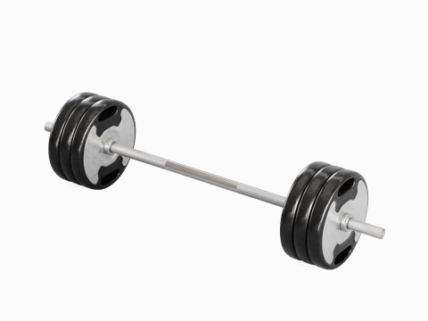 Techno Gym Barbell 02 Model 3D