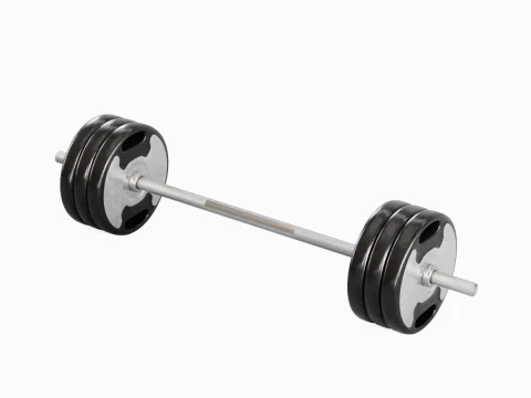 Techno Gym 杠铃 02 3D 模型