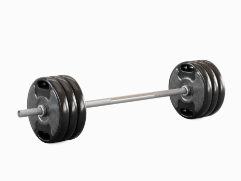 Techno Gym Barbell 03 Model 3D