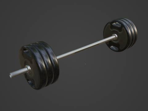 Techno Gym Barbell 03 Model 3D