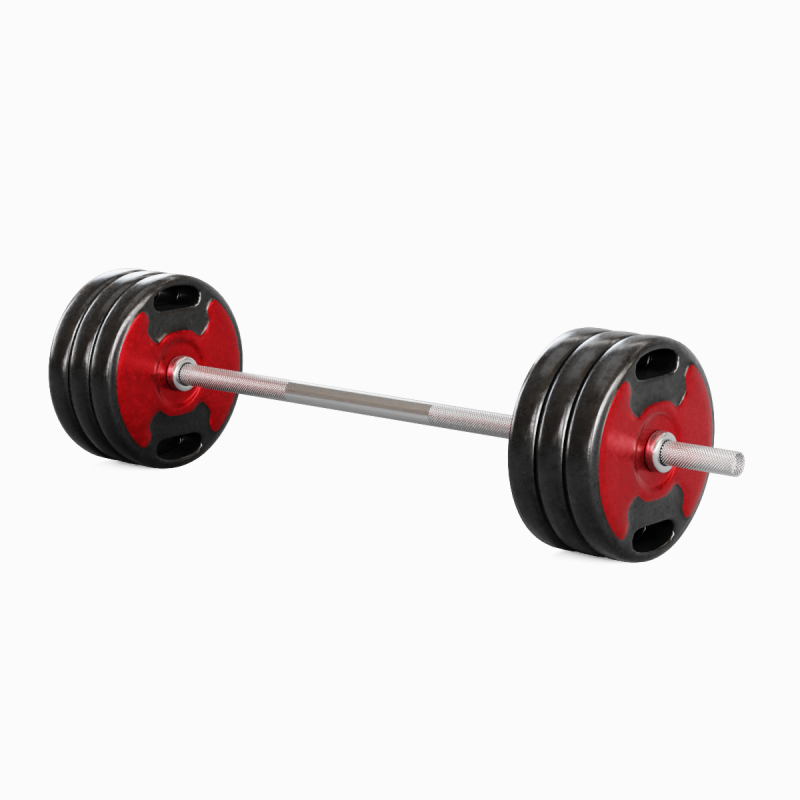 Techno Gym Barbell 05 Model 3D .c4d .max .obj .3ds .fbx .stl .blend 