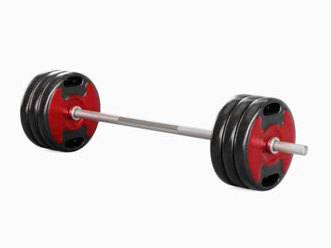 Techno Gym Barbell 05 3D Model