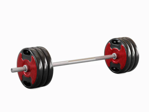 Techno Gym Barbell 05 3D Model