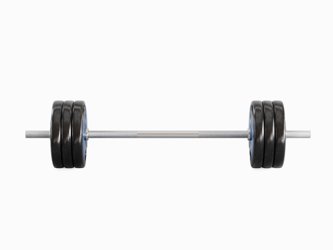 Techno Gym Barbell 06 3Dモデル