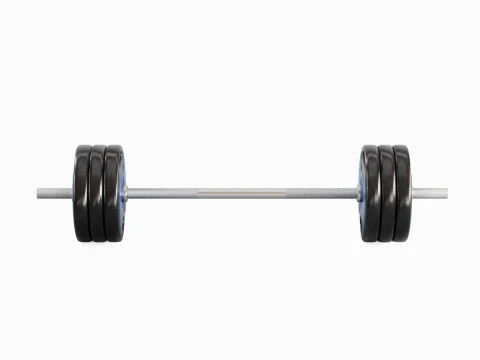 Techno Gym Barbell 06 3D Model