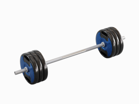 Techno Gym Barbell 06 3Dモデル
