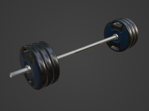 Techno Gym Barbell 06 3Dモデル
