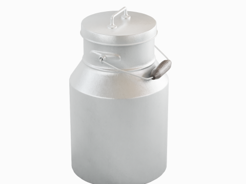 Milk Can 01 3D Model