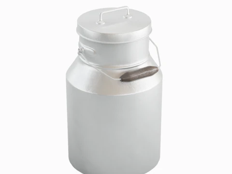 ミルク缶01 3Dモデル