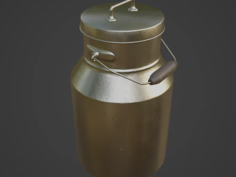 Milk Can 02 3D Model