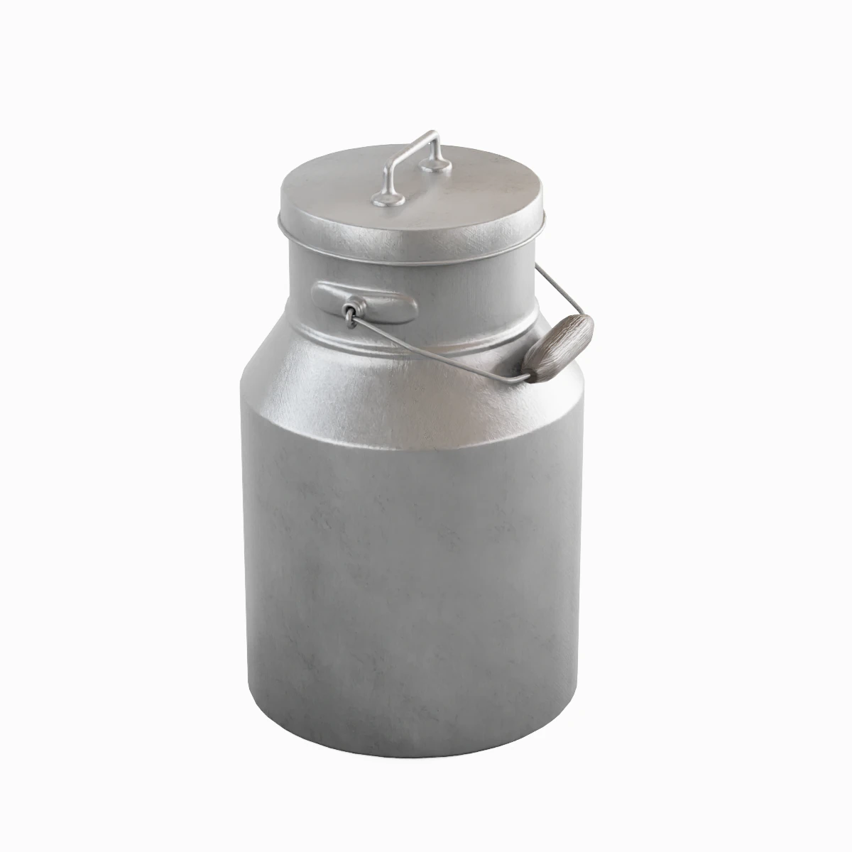 Milk Can 03 3D Model .c4d .max .obj .3ds .fbx .stl .blend