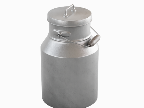 Milk Can 03 3D Model