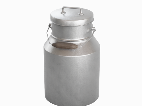 Milk Can 03 3D Model