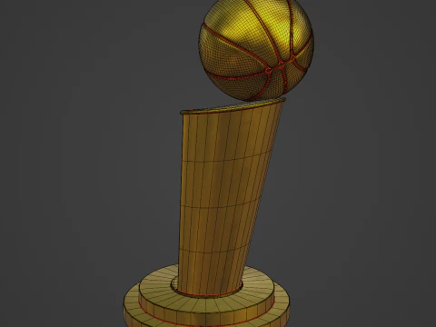 NBA 트로피 컵 3D 모델
